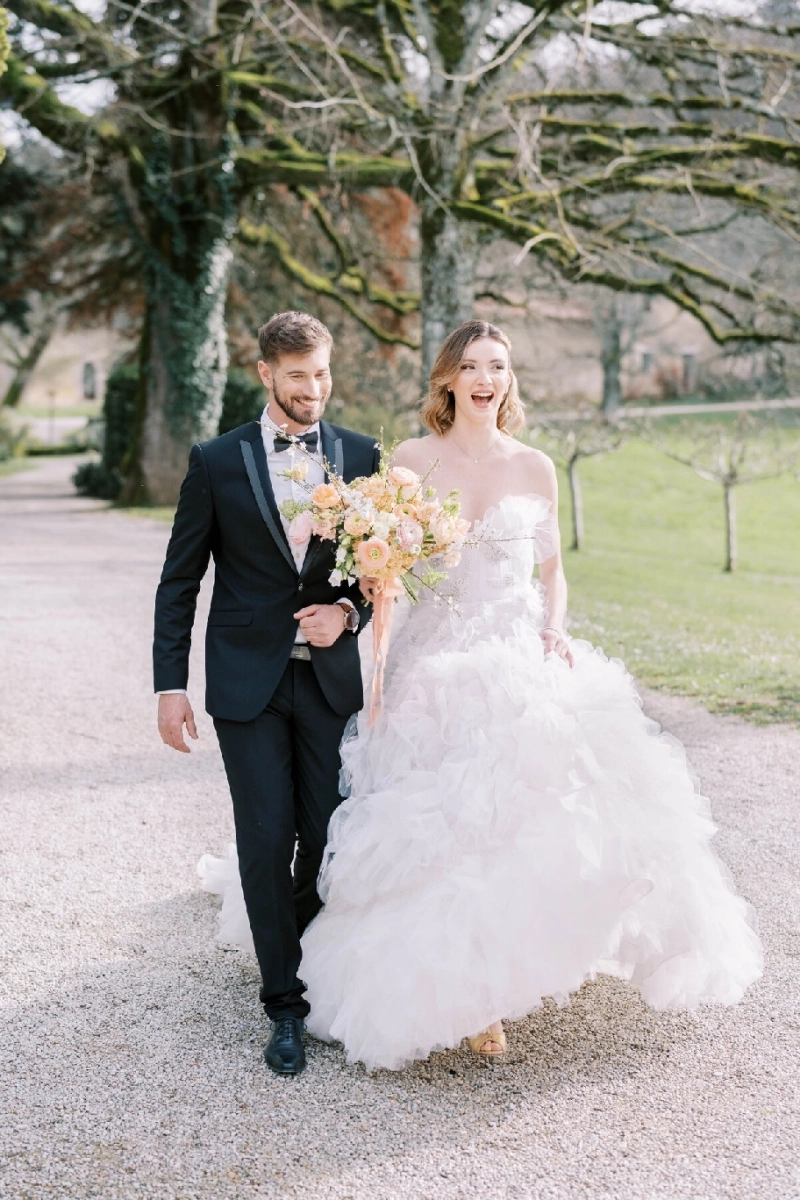 Mariage Intimiste en Hiver au Domaine Le Castelet : Une Évasion Romantique